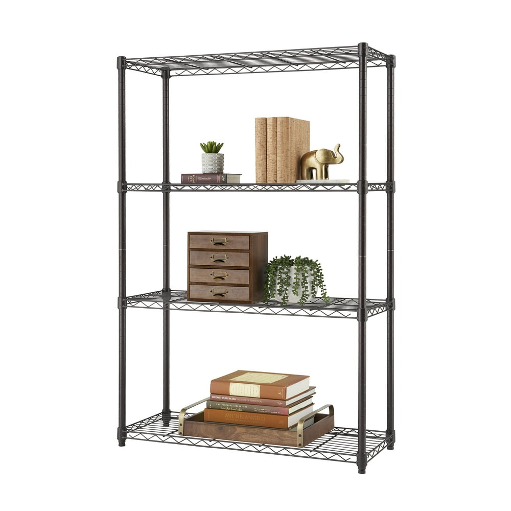 Generic Trinity 4Tier Wire Shelving Rack, Bronze
