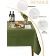 thumbnail image 2 of Sage Green Ombre Table Cloth, Waterproof Tablecloth for Rectangle Tables, Modern Abstract Art Texture Reusable Washable Fabric Table Cover for Restaurant Kitchen Dining Tables 60"x84", 2 of 9