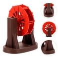 thumbnail image 2 of KAKOWELY Simulated Water Wheel Model Landscaping Prop Portable Plastic Water Wheel Waterfall Fountain Accessory,3.54"X2.95"X2.17", 2 of 5