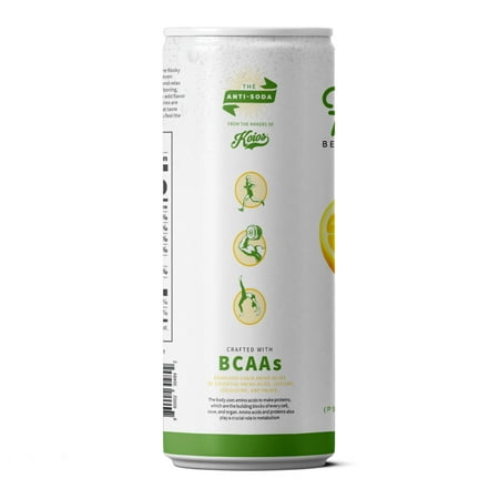 Fit Soda, Wellness Soda Infused with Branched-Chain Amino Acids (BCAA) and Electrolytes