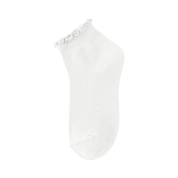 Ankle Socks - Cozy Sock Slippers for Women Soft Double Knit Indoor Outdoor Comfortable Shoes for all Day Wear, Socks for Women,Color: White Size: One Size