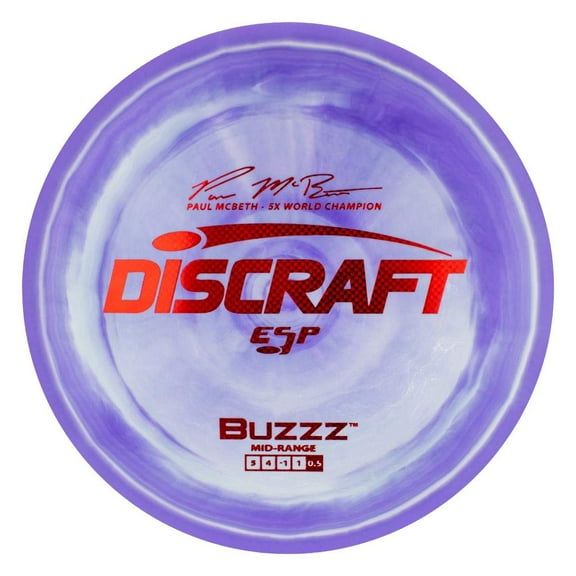 Discraft ESP Buzzz 175-176 Gram Paul McBeth Signature Series Mid-Range Golf Disc