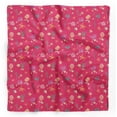 thumbnail image 1 of Bimba Pink Shell & Starfish Ocean Printed Pure Silk Scarf Neck Wrap Summer Hair Bandanas For Women 40 x 80 Inches, 1 of 6