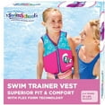 thumbnail image 4 of SwimSchool Flex Form Swim Trainer Vest for Ages 2 to 4, Up to 33 Pounds, Pink, 4 of 4