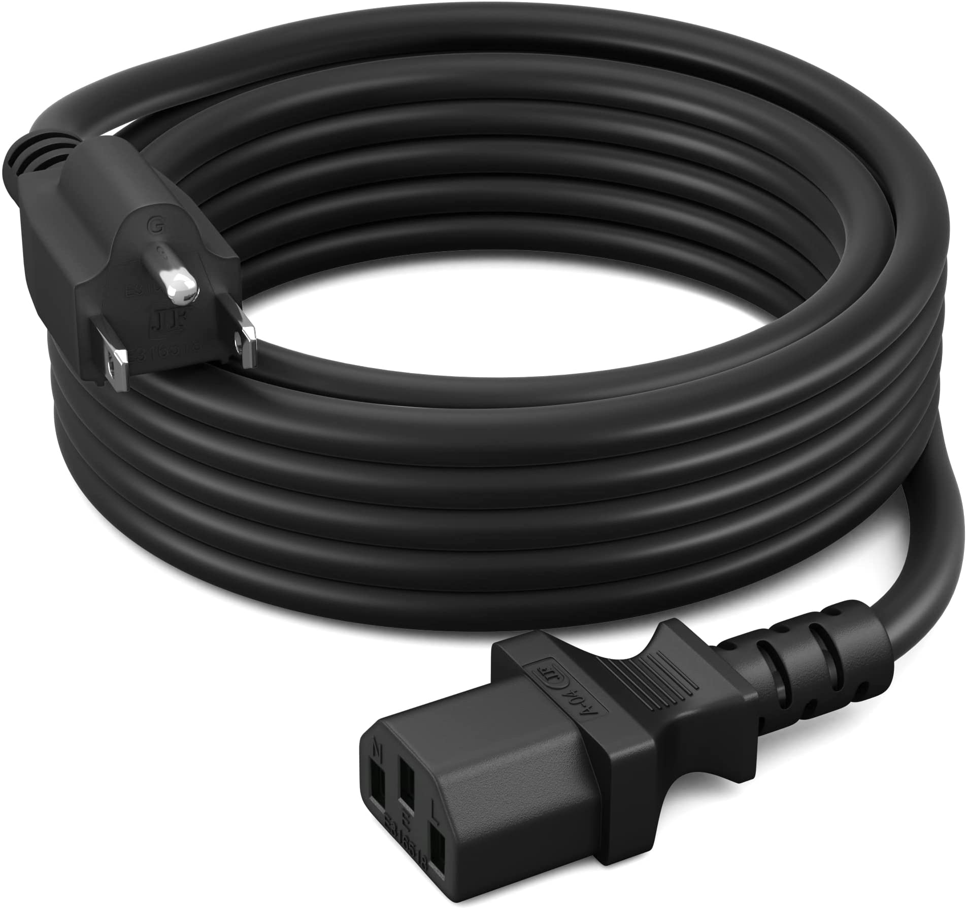 Maximm 10 Feet Universal Computer Monitor Power Cord, C13 Power Cable for Monitor, PC, Desktop