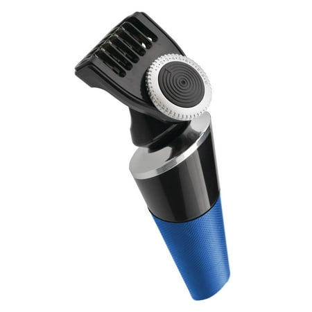 Barbasol - 5 in 1 Rechargeable Wet/Dry Kit w/ Rotary Shaver, Ear/Nose Trimmer, Body Groomer, Beard Trimmer & Beard Trimmer Comb - Blue