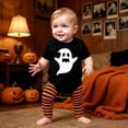 thumbnail image 2 of Halloween Themed Baby Bodysuit For Boys Printed Jumpsuit For Infants Cozy Baby Romper For All Day Comfort And Quick Changes, 2 of 5