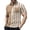1-Coffee, variant on Telankuip Mens Striped Color Blocking Polo Shirts Summer Lightweight Quick-Dry Short Sleeve Casual Collared T Shirts with Pocket Stretch Slim Fitted Quarter Button Sports Tee 4-Red XL
