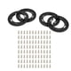 thumbnail image 2 of 4 Uds Anillos de Bloqueo de Llanta de aleación de Aluminio para Coche Axial SCX10 90046 1/10 RC Neumáticos de Montaje Firme Reutilizables Mayor Estabilidad de la Rueda ANGGREK  Otros, 2 of 8