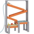 thumbnail image 1 of Qaba Wooden Sandbox, Kids Sand and Water Table with 2 Removable Sinks, Grey, 1 of 10