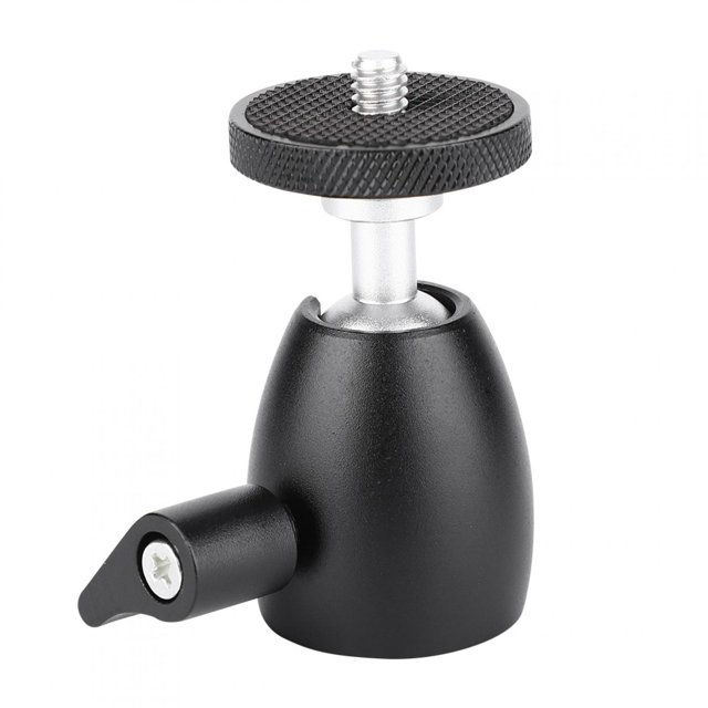 Cabezal de bola de 1 pulgada, cabezal de bola de trípode mini de aleación de aluminio Q39 Cabezal de bola de cámara Salida de alta intensidad