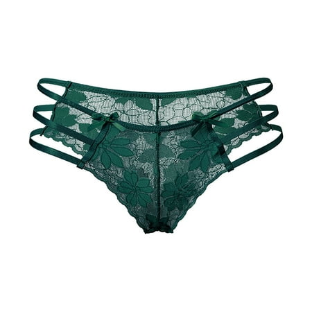 Bras for Women No Underwire Front Closure 42 D Bras for Women Underwear Women Thong Sexy Panties Thong Lace Word Pants Ladies Briefs