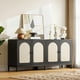 thumbnail image 3 of Kojooin Mueble Buffet con Almacenamiento: Aparador de Ratán con Estante Ajustable para Salón, Pasillo, Comedor, Cocina, 3 of 7
