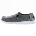 thumbnail image 3 of Hey Dude Womens   Wendy Woven Onyx Casual 10 M Grey, 3 of 5