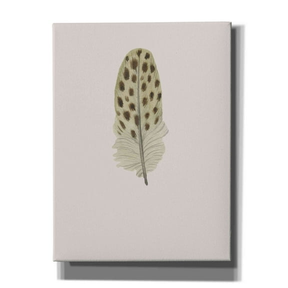 Epic Graffiti 'Feather 10' by Incado, Giclee Canvas Wall Art, 12"x16"