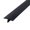 Black, variant on Outwater T-Molding 13/16 Inch Teak/Hickory Flexible Polyethylene Center Barb Tee Moulding 25 Foot Coil