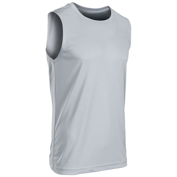 Vision Sleeveless Tee - SILVER - S