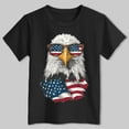 thumbnail image 2 of mgoYE 250th Anniversary USA Shirt Kids Girls Boy's American 250th Anniversary Printed Casual Sweatshirt 250 Years 1776–2026 Patriotic Shirt(Black,2-3 Years), 2 of 5