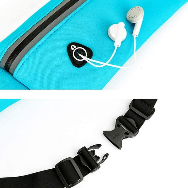 Outdoor Running Waist Bag Waterproof Mobile Phone Holder Jogging Belt Belly Bag Women Men Gym Fitness Bag Lady Sport Bag Pouch Lightweight Waist Pack