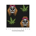 thumbnail image 4 of Rwraps Skull and Bones Cannabinoid Skulls Matte Vinyl Film Wrap 59in x 18ft Vinyl Vehicle Car Film, 4 of 9