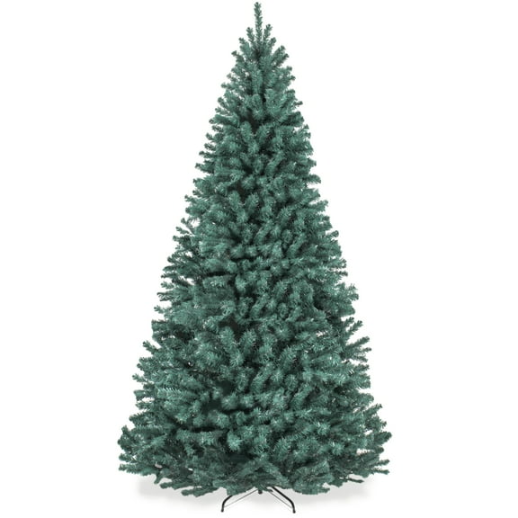 Best Choice Products Artificial Christmas Tree, 4.5ft Premium Unlit Spruce Design, Dense Branches Blue Spruce