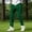Vert, variante sur Pantalon Décontracté en Tricot d'Hiver pour Usage Quotidien - Pantalon Doublé Confortable avec Poches pour Activités Extérieures