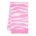 thumbnail image 2 of Berkshire Girls Zebra Print Cable Knit Beanie, Scarf and Glove 3-Piece Set, One Size, 2 of 5