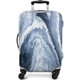 thumbnail image 3 of Travel Luggage Cover Suitcase Protector Fits 18-32 Inch Luggage Wheel Covers Patterned Travel Related Items Flower Luggage Protector Elastic Luggage Anti-scratch Suitcase Cover M, 3 of 5