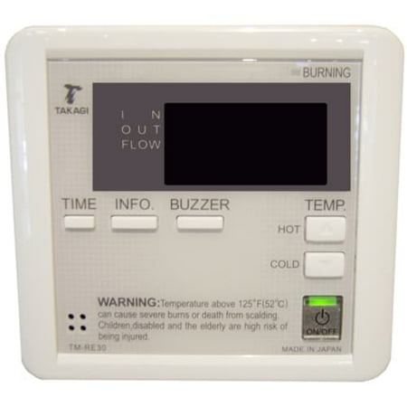 Takagi 9007603005 Temperature Remote Controller