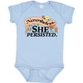 thumbnail image 3 of Inktastic Nevertheless, She Persisted with Flowers Boys or Girls Baby Bodysuit, 3 of 5