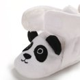 thumbnail image 4 of Baby Girls Boys Cozy Fleece Booties Panda Design Newborn Shoes Infant Footwear (White Panda, 6-12 Months), 4 of 13