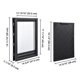thumbnail image 4 of Yescom Pet Door Dog Doggie Flap Mount Secure Lockable Large Frame Exterior Cat Entry XL Yescom Modern, 4 of 10
