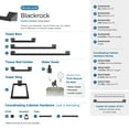 thumbnail image 6 of Amerock Blackrock Matte Black 9 inch (229mm) Towel Bar, 6 of 7