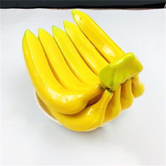 Realistic Artificial Banana Fruit Simulation Props for Home Decor Kitchen Display and Photography Background Ornaments