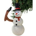 thumbnail image 6 of Tree Buddees Selfie Stick Snowman Christmas Ornament, 6 of 7