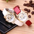 thumbnail image 2 of HEVIRGO Mignon Visage de Chat Cadran Rond Similicuir Femmes Analogique Montre-Bracelet à Quartz, 2 of 10