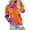 Orange#02, variant on JTZGDY Fall Crewneck Sweatshirts for Women Loose Fit Casual Striped Color Block Printed Long Sleeve Graphic Pullover Tops Fashion Outfit 2025 Clothes Navy#01 L