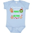 thumbnail image 3 of Inktastic Christmas Cookies Make Everything Better Boys or Girls Baby Bodysuit, 3 of 5