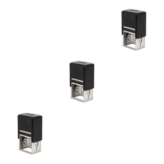 Guardoinrt Compact et Réglable Timbre de Date pour la Fabrication de Cartes de Bricolage et Type de Scrapbooking1 3PCS