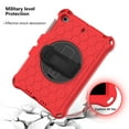 thumbnail image 2 of Allytech iPad mini Case for Kids, iPad mini 5 Cover, iPad mini 1 2 3 4 Case, Silicone 360 Rotating Hand Strap Kickstand Shoulder Strap Kids Friendly Cover for Apple iPad mini 1 2 3 4 5, Red/Black, 2 of 6