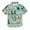 Pixel Style Dogs, variant on Small Short Sleeve Button Down Shirts Hand Drawn Leopard Casual Shirt 3-10 Years