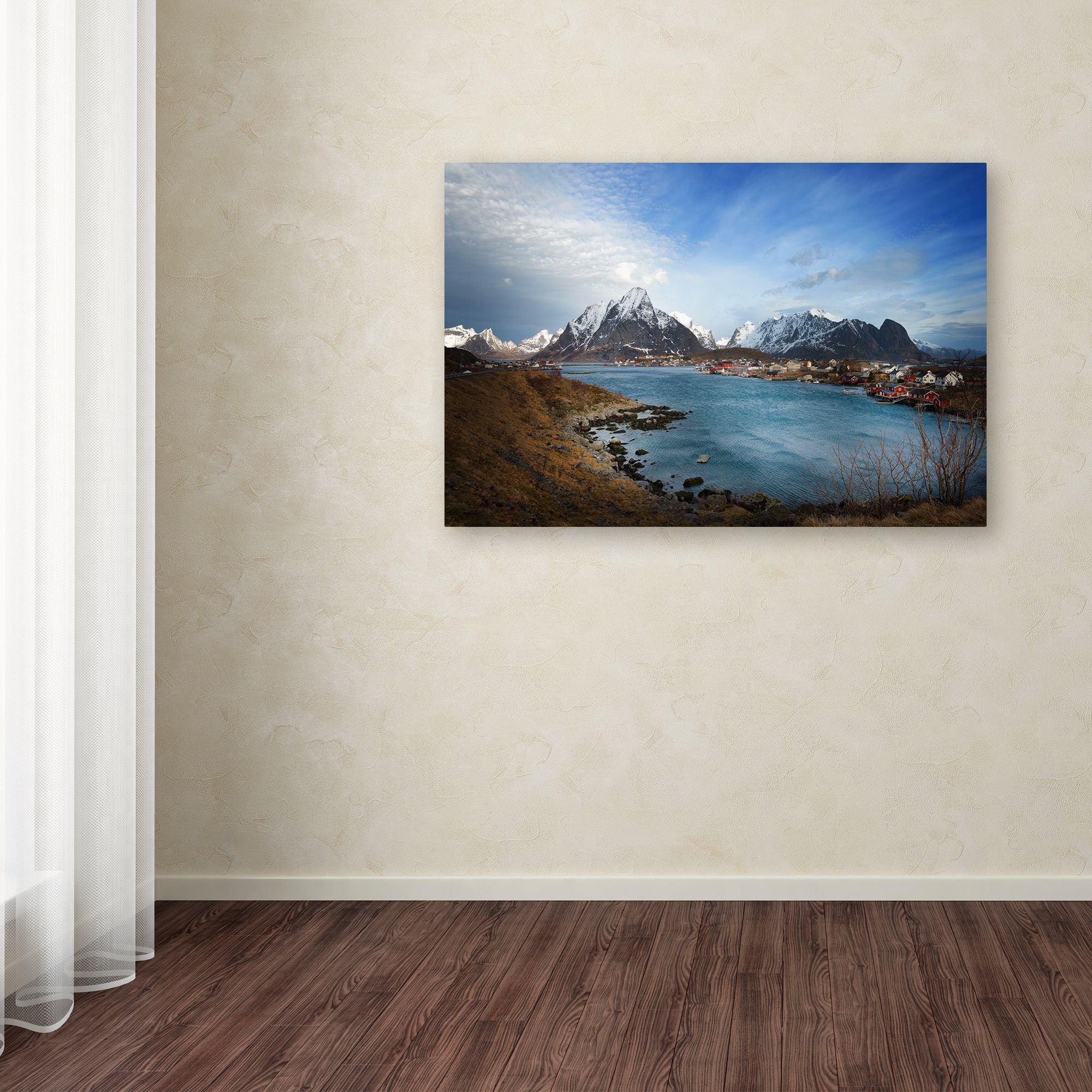 Trademark Fine Art "Reine - Norway" Canvas Art by Philippe Sainte-Laudy