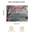 thumbnail image 3 of PRATYUS  Japanese Mount Fuji Canvas Wall Art Black and White Cherry Blossom Picture Painting Decor for Home Office Bedroom Living Room Decor Frame 20x16in, 3 of 6