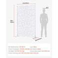 thumbnail image 6 of Metal Privacy Screen 47" x 76" Outdoor Privacy Screens  Panels for Patio White, 6 of 10