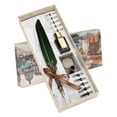 thumbnail image 4 of Loewten Retro Feather Pen, Fine Workmanship Feather Pen Set For Lover For Teacher For Classmate Gift, 4 of 8