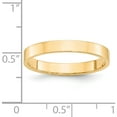 thumbnail image 3 of 14K Yellow Gold 14Ky 3mm Ltw Flat Band Size 13 Made In United States fll030-13, 3 of 5