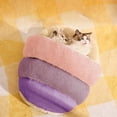 thumbnail image 6 of 1 PC Slipper Shaped Pet Bed with Blanket Ultra Soft Cute Plush Cat Cave Bed, Anti Slip Warm Pet House Nest for Cats Dogs, 6 of 6