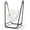 White, variant on Hammock Chair with Stand for Hanging Swing Chair, Heavy Duty Steel, Max Load 350lbs, Gray