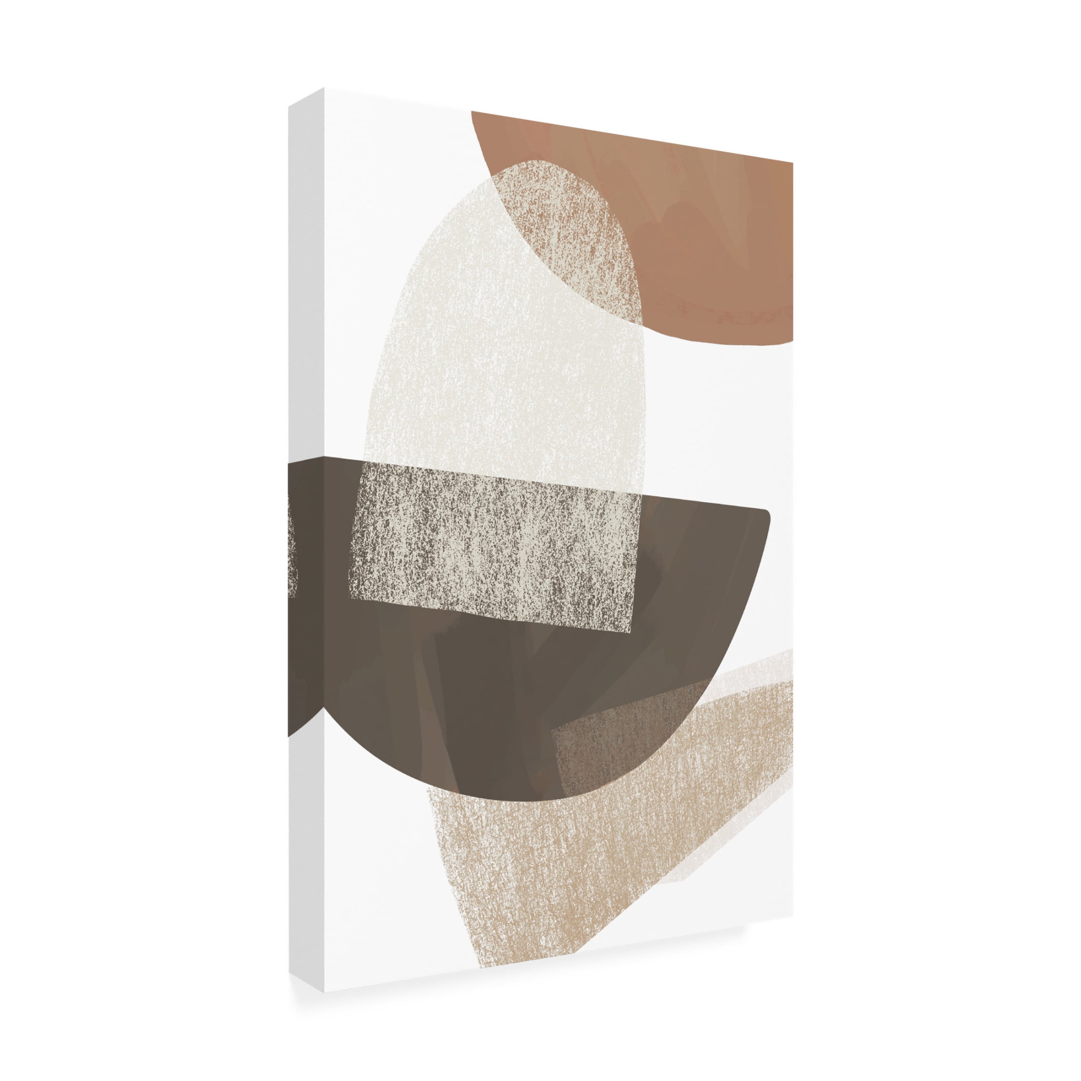 Trademark Fine Art Melloi Art Prints Earth Tone Geometric Art Canvas Wall Art