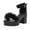 Black, variant on Wedge Sandals for Women Clearance Women's Chunky Heels Open Toe Sexy Platform Comfy Casual Shoes Comfortable Sandals